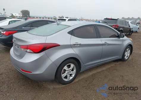 2015 Hyundai Elantra Se from USA, damaged, VIN 5NPDH4AE4FH638954